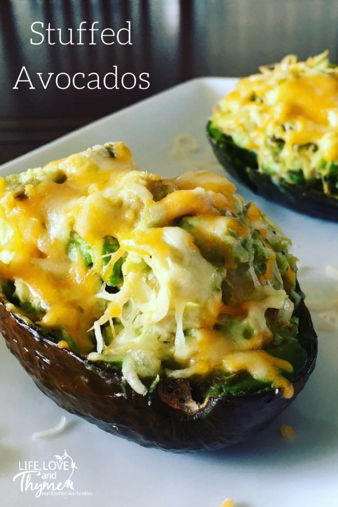 Stuffed Avocado - The BEST low carb and keto friendly dinner idea you will find! There are so many simple variations you could do and make this every night of the week and never get bored.