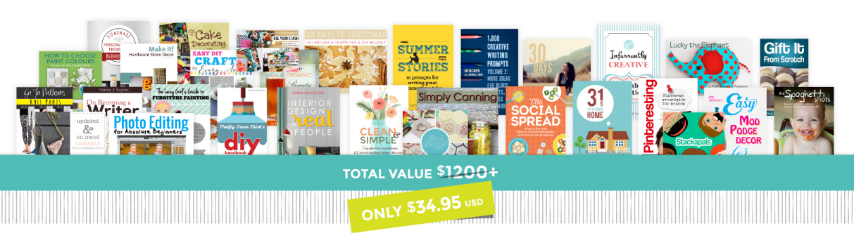 Here's What's Included in the Ultimate DIY Bundle Jan 2015