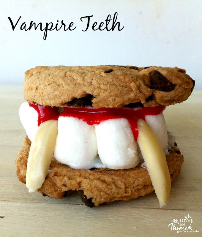 Vampire Teeth - These fun and delicious Halloween treats are sure to be a hit with the kids.