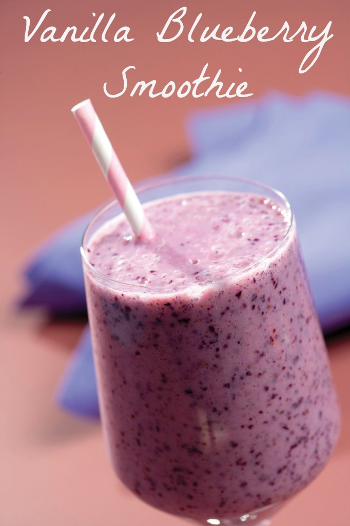 Vanilla Blueberry Smoothie Recipe | Play 2 Learn with Sarah